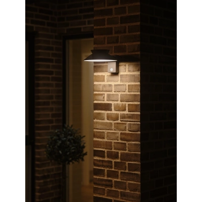 Justina Solar IP44 kinkiet LED 5W 400lm 3000K antracytowy 2418071050