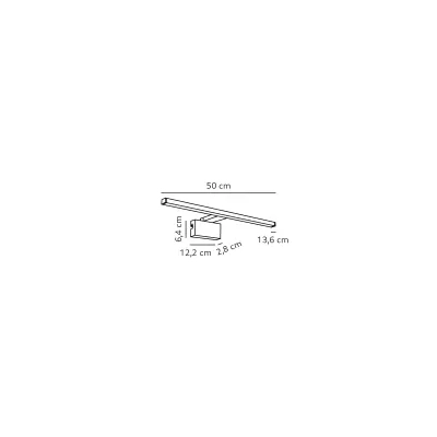 Marlee IP44 kinkiet LED 8,9W 800lm 3000K chrom 2110701033