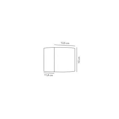 Milda IP44 kinkiet LED 4,9W 290lm 3000K antracytowy 2418351050