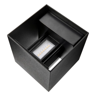 Milda kubi IP44 kinkiet LED 4,9W 290lm 3000K czarny 2418331003
