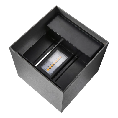 Milda kubi IP44 kinkiet LED 4,9W 290lm 3000K antracytowy 2418331050
