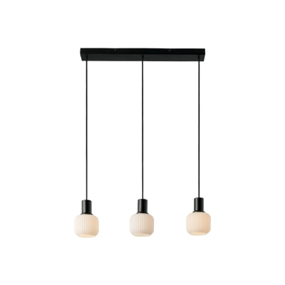 Milford Mini 3 lampa wisząca 3xE14 czarna 2412623003