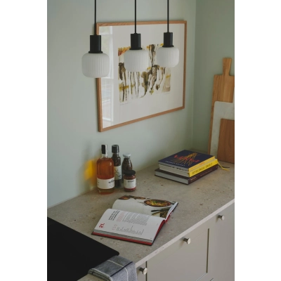Milford Mini 3 lampa wisząca 3xE14 czarna 2412623003