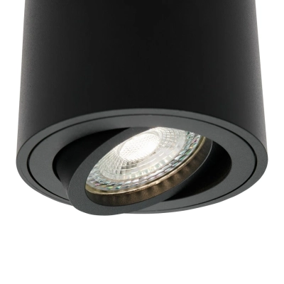 Sabonis lampa sufitowa 1xGU10 czarna 2410220103