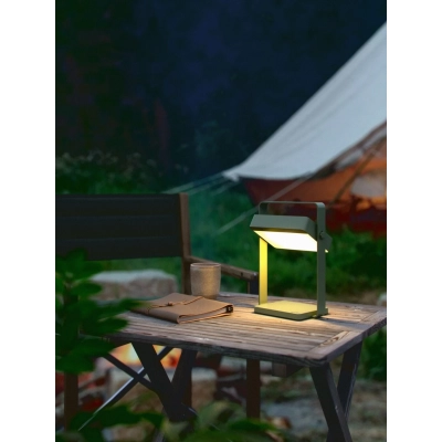 Saulio Solar IP44 lampka stołowa LED 3,5W 200lm 3000K oliwkowo zielona 2418035023