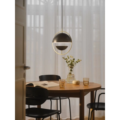 Tavia lampa wisząca 1xE27 czarna 2412353003