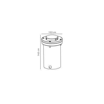 Tilos 1 IP67 lampa do gruntowa 1xGU10 stal nierdzewna 96409934