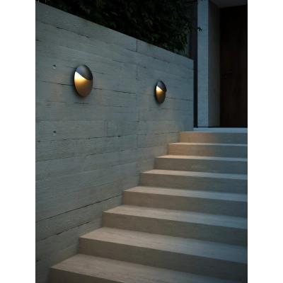 Valopin IP54 kinkiet LED 11W 140lm 3000K czarny 2418251003