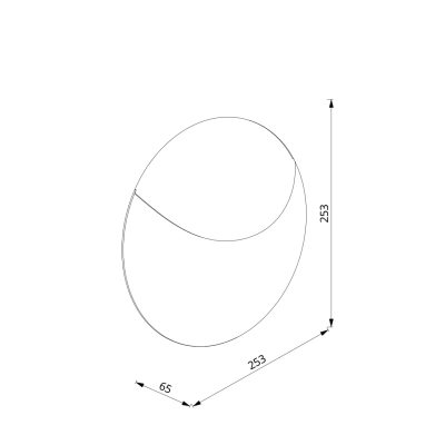 Valopin IP54 kinkiet LED 11W 140lm 3000K czarny 2418251003