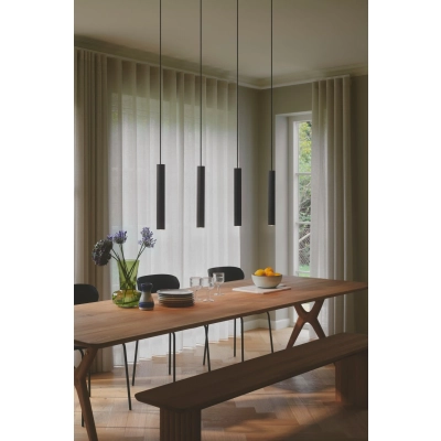 Vico 4 lampa wisząca 4xGU10 czarna 2412143003