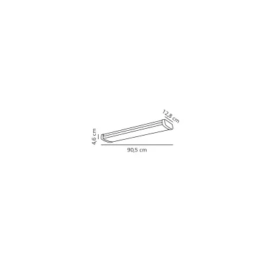 Wilmington 90 lampa sufitowa LED 29W 3200lm 3000K biała 2410056101