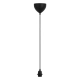 Basic lampa wisząca bez abażura 1xE27 czarna 2412013003 Nordlux