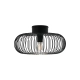 Beroni lampa sufitowa 1xE27 czarna 2412336003
