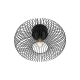 Beroni lampa sufitowa 1xE27 czarna 2412336003