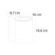 Canto 2 IP44 kinkiet LED 10,6W 500lm 3000K czarny 49701203
