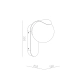 Dalius IP44 kinkiet 1xE27 czarny 2418271003