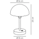 Ellen To-Go IP44 lampka stołowa LED 2,8W 300lm 3000K czarna 2418015003