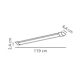 Glendale 120 lampa sufitowa LED 21W 2300lm 3000K biała 2410136101