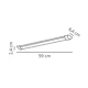 Glendale 60 lampa sufitowa LED 10,5W 1160lm 3000K biała 2410116101