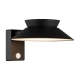 Justina Solar IP44 kinkiet LED 5W 400lm 3000K czarny 2418071003 Nordlux