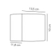 Milda IP44 kinkiet LED 4,9W 290lm 3000K czarny 2418351003
