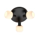 Milford Mini 3 lampa sufitowa 3xE14 czarna 2412606003 Nordlux
