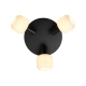 Milford Mini 3 lampa sufitowa 3xE14 czarna 2412606003