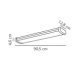 Wilmington 90 lampa sufitowa LED 29W 3200lm 3000K biała 2410056101