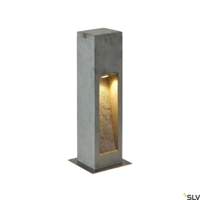 Arrock Stone lampa stojąca LED 9W 330lm 3000K IP655 kamienna szara 231370 SLV