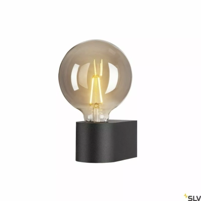 Fitu Cube wewnętrzna kinkiet E27 czarny 1004738