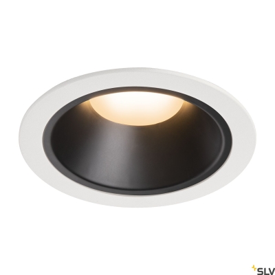 Spotline Numinos DL XL Ø 16 cm lampa wbudowywana LED 37,4 W 3300 lm 2700K/3000K/4000K 20°/40°/55° biało-czarna