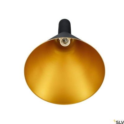 Phelia 280 E27 lampa wisząca czarny złoty 1002950