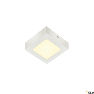 Senser 12 lampa sufitowa LED 8,4W 440lm 3000K kwadratowa biała 1003017 SLV