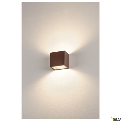 Sitra Cube WL kinkiet i sufitowa LED rdzawy IP44 3000K 10W 1002034