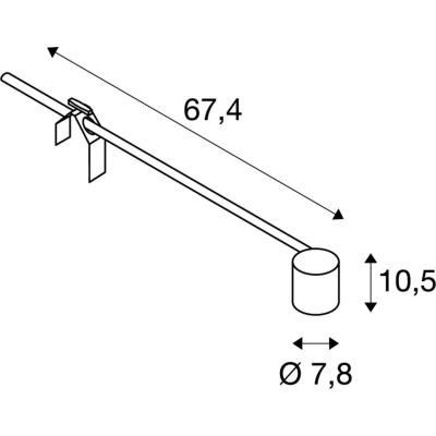 Spot Display E27 lampa ekspozycyjna czarny 1002985