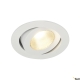 Contone lampa wbudowywana LED 15W 1000lm 2000K-3000K biała 161271 SLV