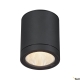 Enola Round M lampa sufitowa LED 11W 960lm 3000K/4000K IP65 antracytowy 1003427