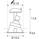 Horn-A lampa wbudowywana 1xGU10 biały matowy 113151