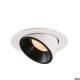 Numinos Gimble L Ø16cm lampa wbudowywana LED 25,41W 2150lm 2700K/3000K/4000K 20°/40°/55° biało-czarna