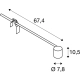 Spot Display E27 lampa ekspozycyjna czarny 1002985