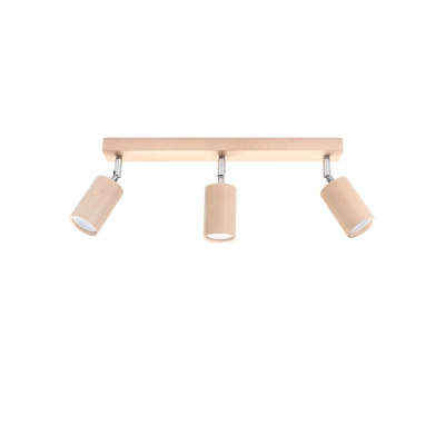 Berge 3 plafon GU10 naturalne drewno SL.0703 Sollux
