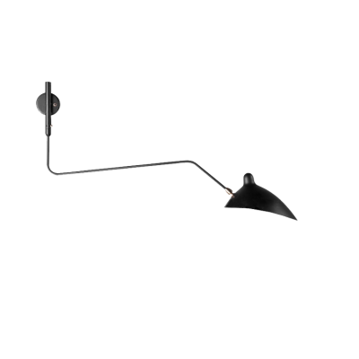 Crane 1W lampa ścienna E14 czarna