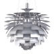 Archi lampa wisząca E27 srebrna Step into Design