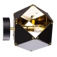New Geometry 1 lampa ścienna E14 czarno złota
