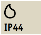 Stopień szczelności IP44