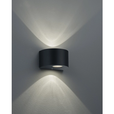 ROSARIO LED kinkiet Black z przesłonami TRIO lighting
