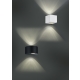 CORDOBA LED kinkiet Black z przesłonami TRIO lighting