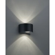 ROSARIO LED kinkiet Black z przesłonami TRIO lighting