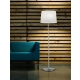 LYON lampa podłogowa Nickel TRIO lighting