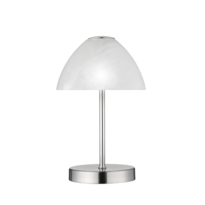 QUEEN lampa stołowa Nickel z wyłącznikiem dotykowym Trio lighting